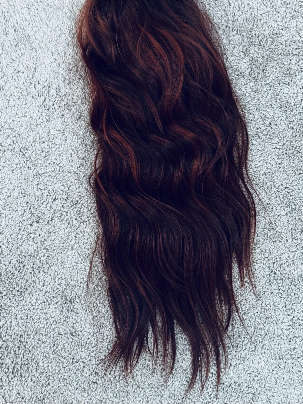 Wavy Rich Chestnut Brown Women's Hair Color - Natural Warm Tones